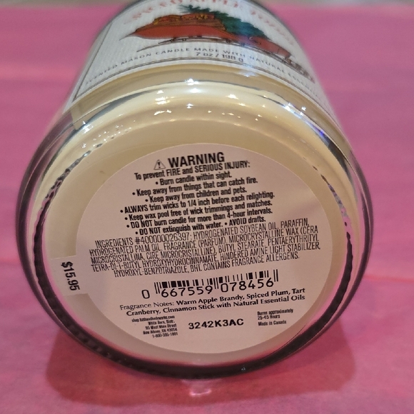 NWT White Barn Spiced Apple Toddy Candle - Picture 3 of 3